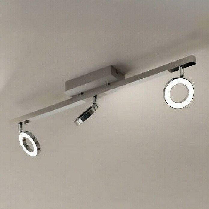 Eglo LED stropna spot svjetiljka Cardillio 1  (16,5 W, Krom, Topla bijela) | BAUHAUS