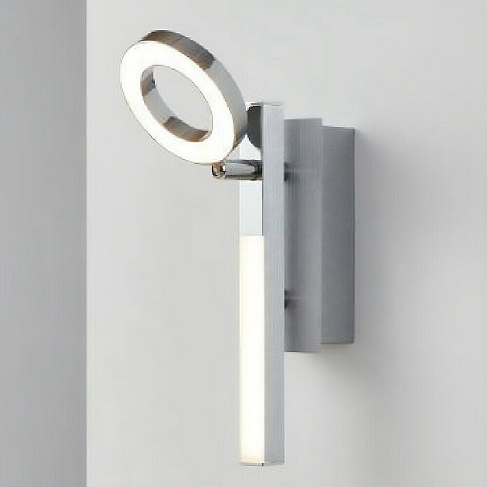 Eglo LED zidni reflektor Cardillio 1  (Srebrna, Topla bijela, 1 Kom.) | BAUHAUS