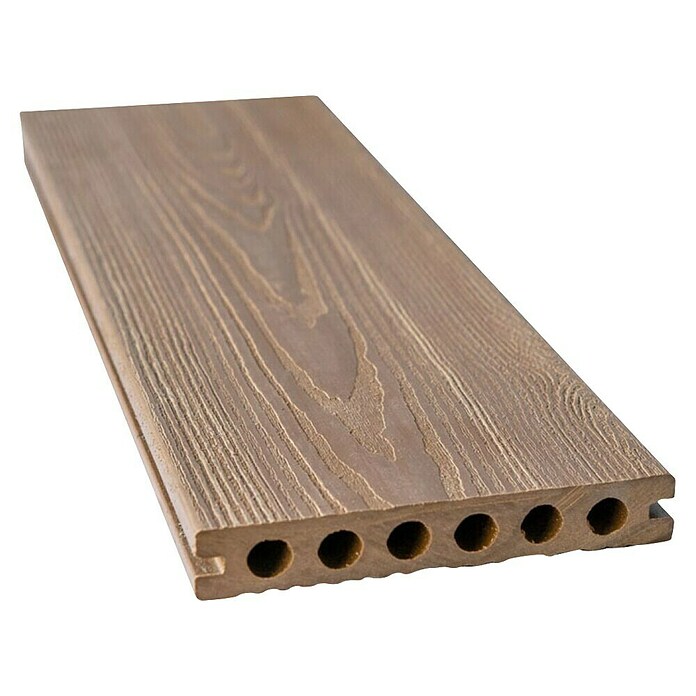WPC deska  (Rjava, 400 x 14 cm) | 7432 - Konstruktionsholz, WPC, Thermoholz | IAGB - Gartenholz | IAG - Außenbereichsausstattung | IA - Gartenhartware | I - Stadtgarten | BAUHAUS