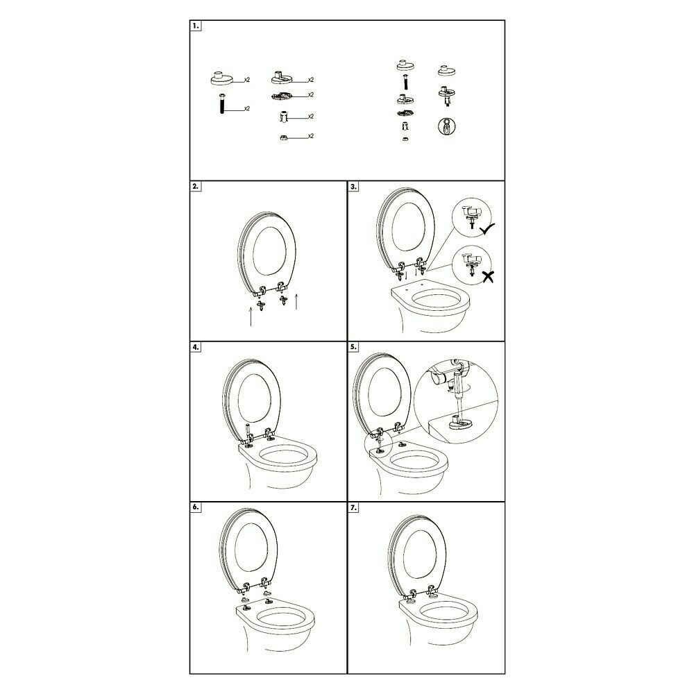 Poseidon WC-Sitz Eiche Natur