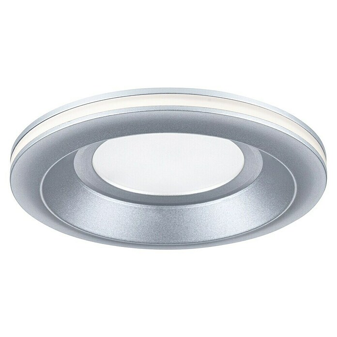 Paulmann Einbauleuchte Sormus (6,5 W, Ø x H: 10 x 3,3 cm, Chrom matt, 1 Stk., Warmweiß) | BAUHAUS
