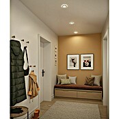 Paulmann Einbauleuchte Sormus (6,5 W, Ø x H: 10 x 3,3 cm, Chrom matt, 1 Stk., Warmweiß) | BAUHAUS