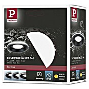Paulmann Foco empotrable Sormus (6,5 W, Ø x Al: 10 x 3,3 cm, Negro, 1 ud., Blanco cálido) | BAUHAUS