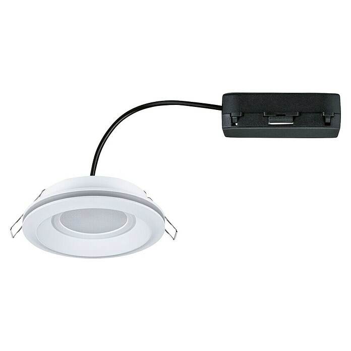 Paulmann Foco empotrable Sormus (6,5 W, Ø x Al: 10 x 3,3 cm, Blanco, 1 ud., Blanco cálido) | BAUHAUS