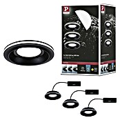 Paulmann Einbauleuchten-Set Sormus (19,5 W, Ø x H: 10 x 3,3 cm, Schwarz, 3 Stk., Warmweiß) | BAUHAUS