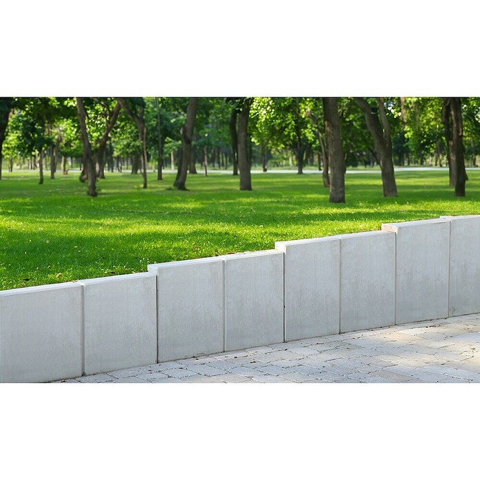 Seesteiner L-Stein (Weiß, Stärke: 7 cm, L x B x H: 30 x 40 x 80 cm, Witterungsbeständig) | BAUHAUS