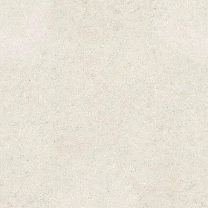 LOGOCLIC Küchenrückwand Fixmaß - Rhea Gold/Calisto Sand, 410 x 64 cm, Stärke: 13,4 mm - Nahaufnahme einer beigen Natursteinfliese mit subtiler Textur, ideal für elegante Innenräume und zeitlose Designs.