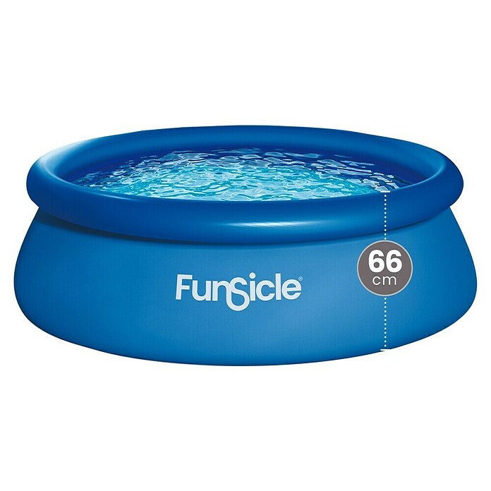 Funsicle Quick-Up-Pool (Ø x H: 2,44 x 0,66 m, Blau, 2 074 l) | BAUHAUS