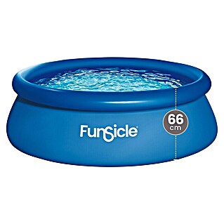 Funsicle Quick-Up-Pool (Ø x H: 244 x 66 cm, Blau, 2 074 l)