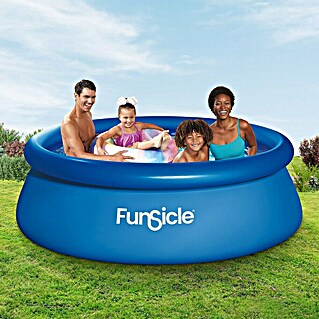 Funsicle Quick-Up-Pool (Ø x H: 244 x 66 cm, Blau, 2.074 l)