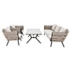 Loungemöbel-Set Riva (4 -tlg., Taupe) | BAUHAUS