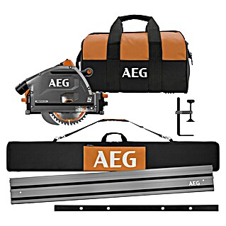 AEG Pro 18V Sierra de inmersión de batería BKS 18PBL (18 V, Sin batería, Diámetro hoja de sierra: 165 mm, 0 r.p.m. - 5.000 r.p.m.)