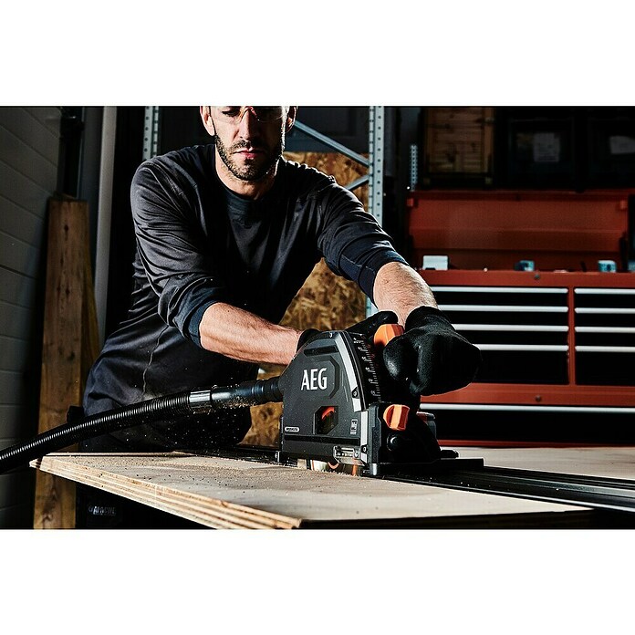 AEG Pro 18V Sierra de inmersión de batería BKS 18PBL (18 V, Sin batería, Diámetro hoja de sierra: 165 mm, 0 r.p.m. - 5.000 r.p.m.) | BAUHAUS
