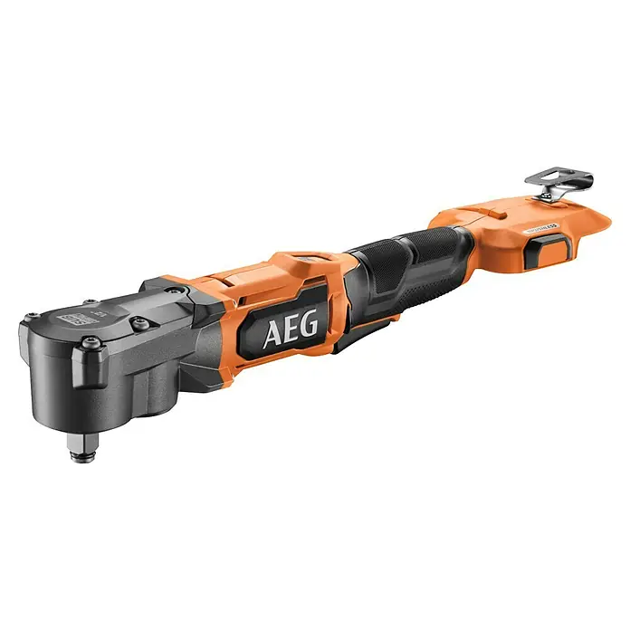 AEG Pro 18V Akku-Schlagschrauber BSS 18SRA12BL - ½″ Außenvierkant, 18 V, Ohne Akku, 320 Nm - Orange-schwarzer AEG Akku-Winkelratschenschrauber mit 1/2-Zoll-Antrieb und bürstenlosem Motor.