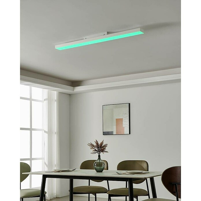 Eglo LED-Panel TURCONA-Z (34,2 W, L x B x H: 120 x 10 x 5 cm, Weiß, RGB) | BAUHAUS