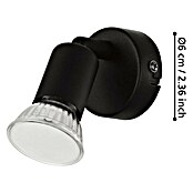 Eglo LED-Deckenstrahler BUZZ-LED (3 W, Schwarz, 1 Stk.) | BAUHAUS