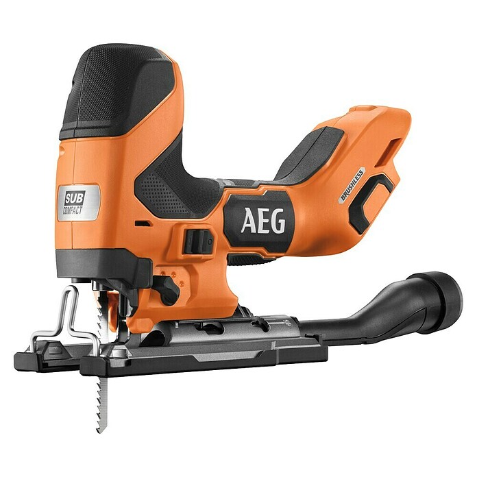 AEG Pro 18V Sierra de calar de batería BST 18BSBL (18 V, Sin batería, Número de carreras marcha en vacío: 900 /min - 3.200 /min) | BAUHAUS