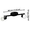 Eglo LED-Deckenstrahler BUZZ-LED (6 W, Schwarz, 2 Stk.) | BAUHAUS