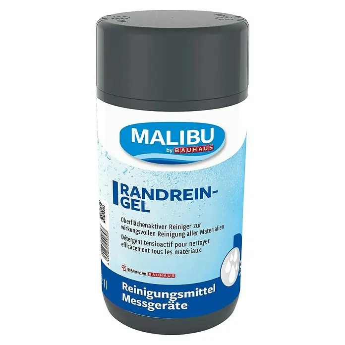 Malibu Gelrandreiniger - 1.000 ml - Abbildung einer Flasche MALIBU Randreiniger Gel von BAUHAUS, einem oberflächenaktiven Reiniger für alle Materialien.