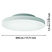 Eglo LED-Panel TURCONA-Z (22,4 W, L x B x H: 45 x 45 x 7,5 cm, Weiß, RGB) | BAUHAUS