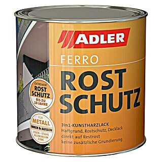 Adler Rostschutzgrund Ferro (Anthrazit, 750 ml, Kunstharz)