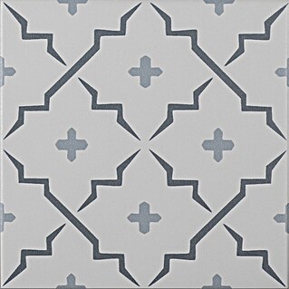 Modern Style Feinsteinzeugfliese Gregal (Blau/Weiß/Grau)