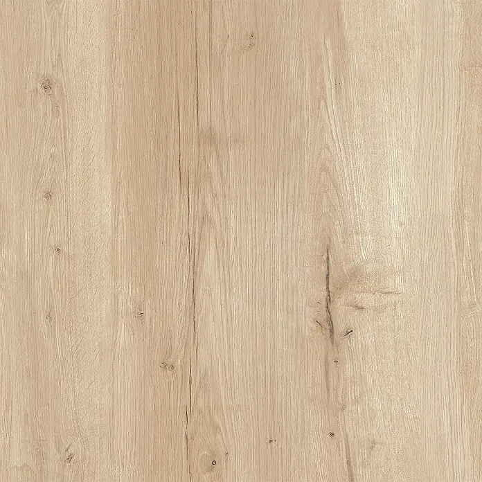 Terrassenfliese Click and Go Ardesia Lignea Rovere - 60 x 60 cm, Eiche, Matt - Helle Holzplatte mit feiner Maserung und natürlichen Astlöchern, ideal für Möbelbau und Innenausbau.