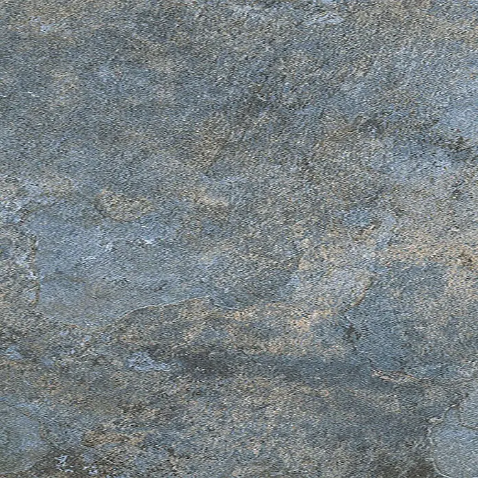 Decocer by Cinca Feinsteinzeugfliese Splash Azul - 30 x 60 cm, Blaugrau, Matt - Nahaufnahme einer Wandfliese mit rauem, strukturiertem Design in Grau- und Blautönen, ideal für moderne Innenräume.