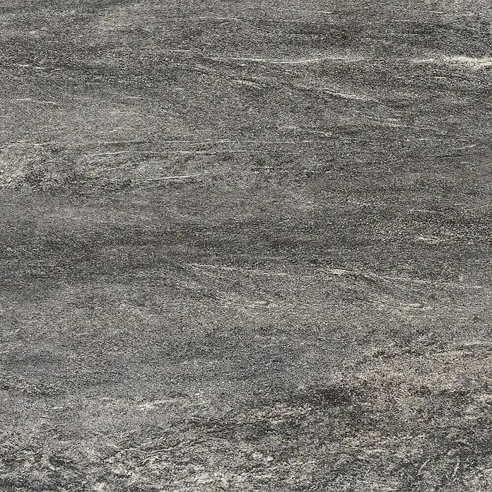 Diephaus Terrassenfliese Columbia - 60 x 60 x 4 cm, Basalt, Beton - Grauer Steinzeug-Hintergrund mit horizontalen Texturen, ideal für moderne Designs und vielseitige Anwendungen.