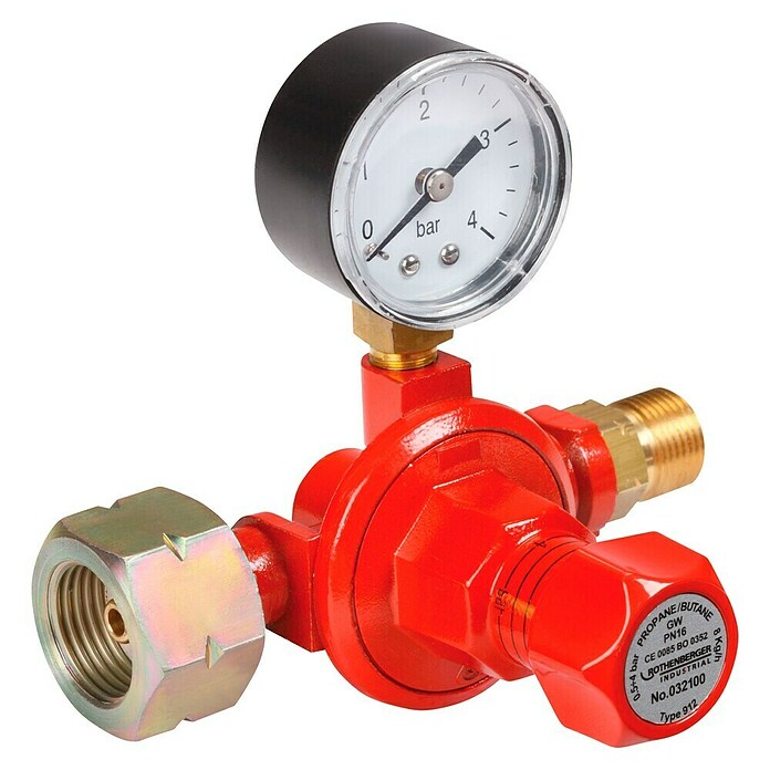 PROPANREGLER MIT MANOMETER