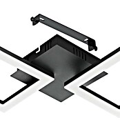 Eglo LED-Deckenleuchte PARANDAY-Z (15,5 W, L x B x H: 47 x 22,5 x 6 cm, Schwarz) | BAUHAUS