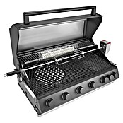 Kingstone Barbacoa de gas Cliff 6005-2 IR Black (Superficie de la parrilla (An x Pr): 90,5 x 45 cm, 24,2 kW, Número de quemadores: 6) | BAUHAUS