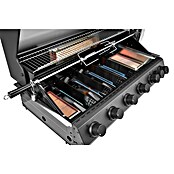 Kingstone Barbacoa de gas Cliff 6005-2 IR Black (Superficie de la parrilla (An x Pr): 90,5 x 45 cm, 24,2 kW, Número de quemadores: 6) | BAUHAUS