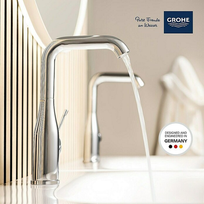Grohe Essence Waschtischarmatur M-Size (Chrom, Glänzend)