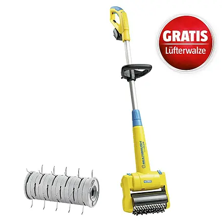 Gloria Power for All 18V Bodenreinigungsbürste Set MultiBrush li-on Plus inkl. Rasen-Lüfter