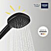 Grohe Vitalio Comfort Handbrause 110 (Anzahl Funktionen: 2 Stk., Schwarz) | BAUHAUS
