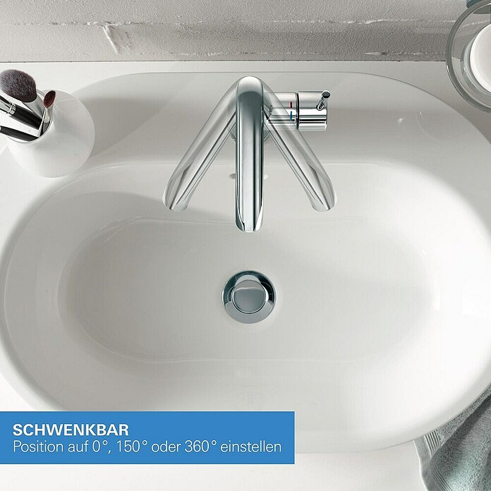 Grohe Essence Waschtischarmatur M-Size (Chrom, Glänzend)