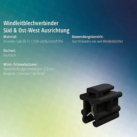 Solavento  Windleitblechverbinder