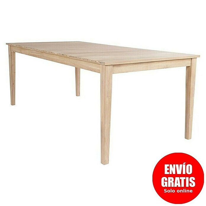 Sunfun Mesa de jardín Nour (L x An x Al: 200 x 100 x 76 cm, Madera de acacia, Natural) | BAUHAUS