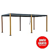 Sunfun Pérgola Andros (An x Pr: 579 x 294 cm, Antracita/Marrón, Aluminio) | BAUHAUS