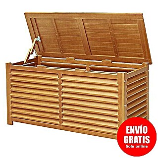 Sunfun Diana Baúl para jardín (Marrón, 127 x 51 x 62 cm, Madera)