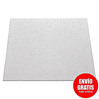 Nmc Decoflair Placa para techo T148 (50 x 50 cm, Blanco, Poliestireno expandido (EPS))