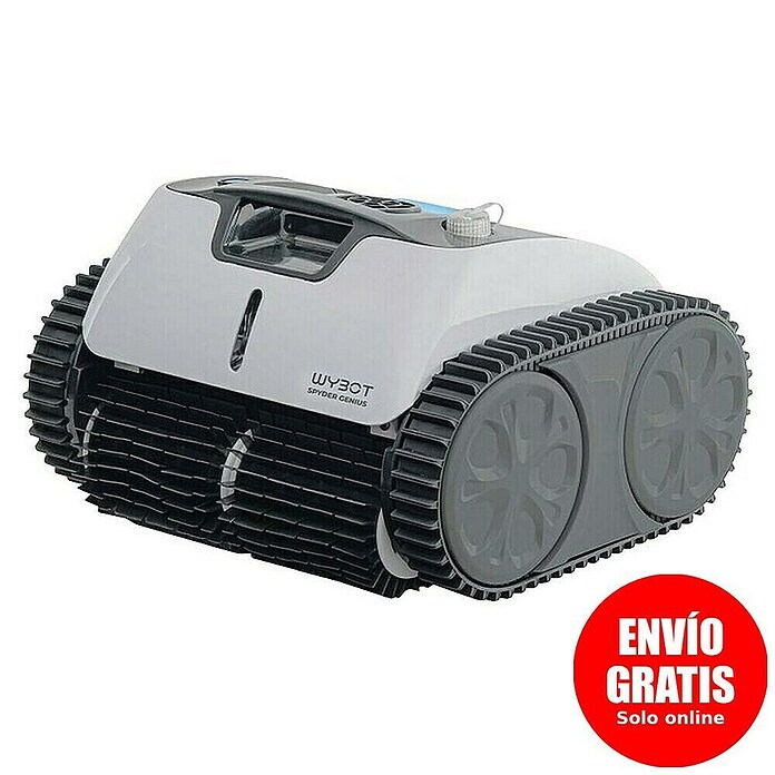WyBot Robot de piscina Spyder Genius (Funcionamiento con batería, Específico para: Piscinas de hasta 72 m², Potencia de filtración: 10 m³/h) | BAUHAUS