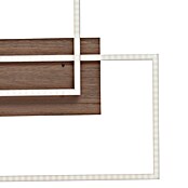 Just Light Plafón LED Iven (15 W, L x An x Al: 50,4 x 42 x 7 cm, Marrón, Blanco cálido) | BAUHAUS