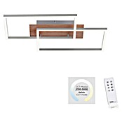 Just Light Plafón LED Iven (15 W, L x An x Al: 50,4 x 42 x 7 cm, Marrón, Blanco cálido) | BAUHAUS