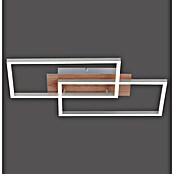 Just Light Plafón LED Iven (15 W, L x An x Al: 50,4 x 42 x 7 cm, Marrón, Blanco cálido) | BAUHAUS