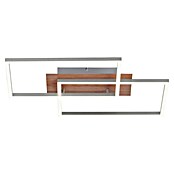 Just Light Plafón LED Iven (15 W, L x An x Al: 50,4 x 42 x 7 cm, Marrón, Blanco cálido) | BAUHAUS
