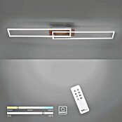 Just Light Plafón LED Iven (20 W, L x An x Al: 110 x 25 x 7 cm, Marrón, Blanco cálido) | BAUHAUS