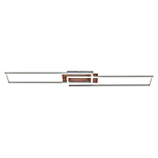 Just Light Plafón LED Iven (20 W, L x An x Al: 110 x 25 x 7 cm, Marrón, Blanco cálido) | BAUHAUS