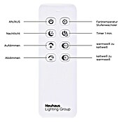 Just Light Plafón LED Iven (15 W, L x An x Al: 50,4 x 42 x 7 cm, Marrón, Blanco cálido) | BAUHAUS